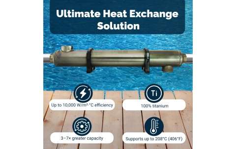 BluePool ST175T Heat Exchanger - Titanium